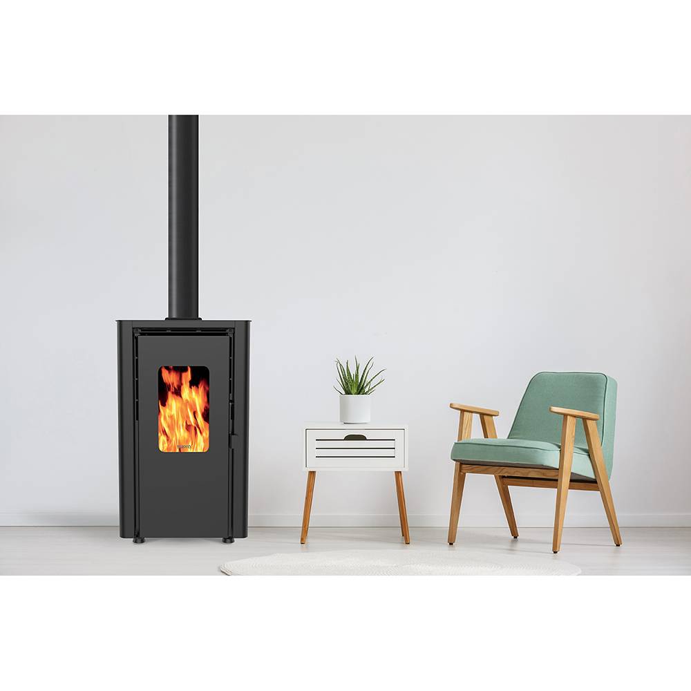 Supra - Poêle à granulés de bois 6.1kw blanc ORPHEE 6 BLANC Supra - Imagen 4