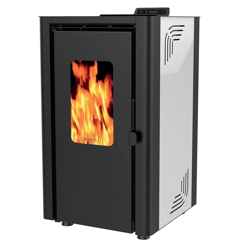 Supra - Poêle à granulés de bois 6.1kw blanc ORPHEE 6 BLANC Supra - Imagen 1