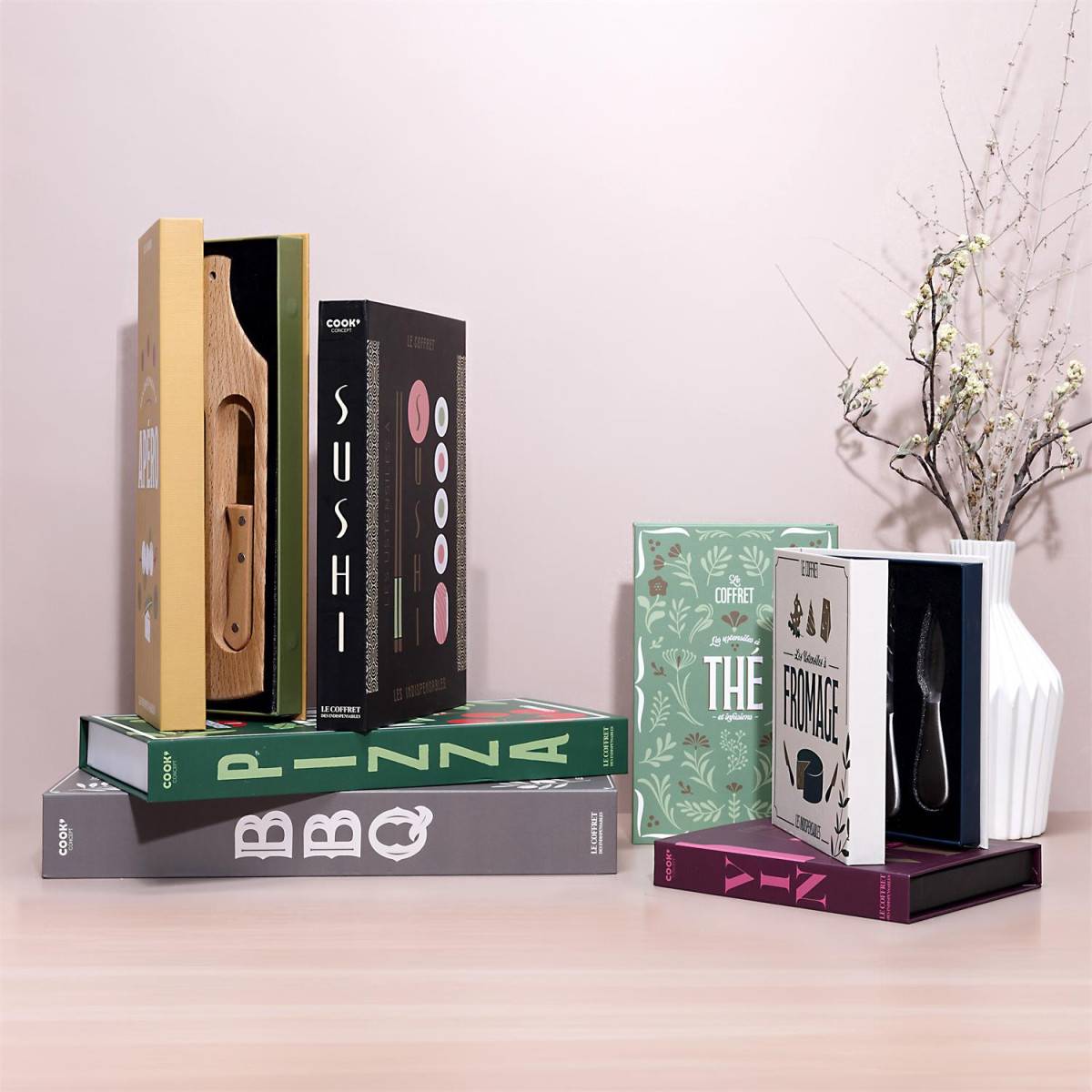 Cook Concept - Coffret Vin 5 Pièces "Livre" 18cm Violet - Image 5