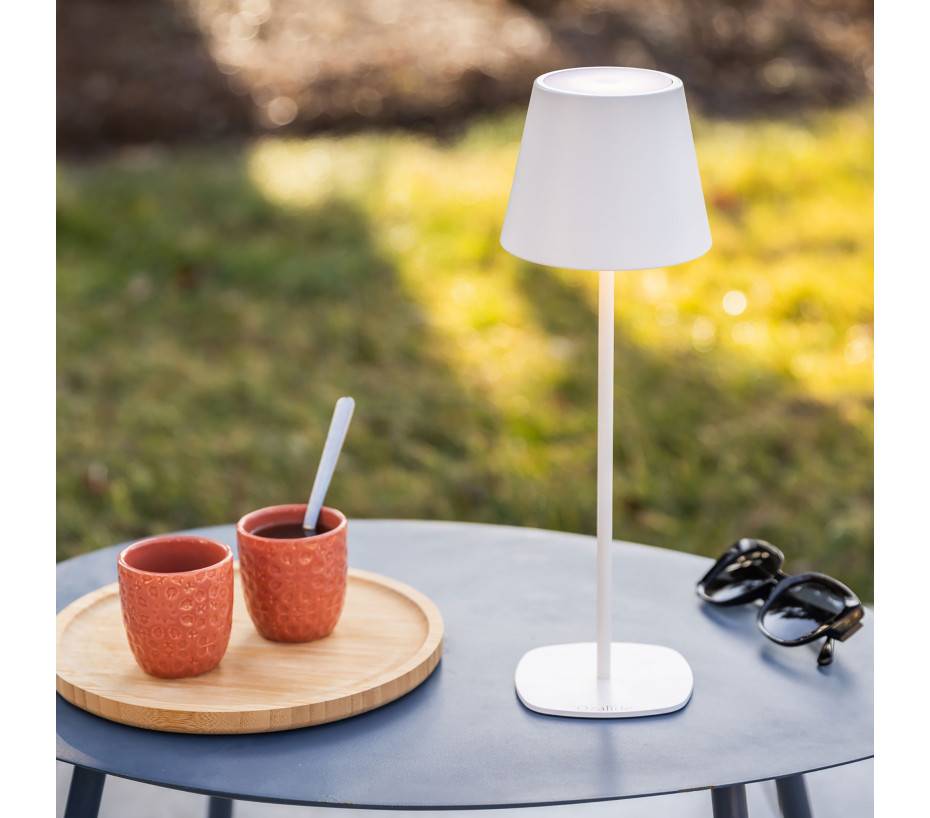 Lampe à poser 4 en 1 Blanche NAOUSSA - Image 3