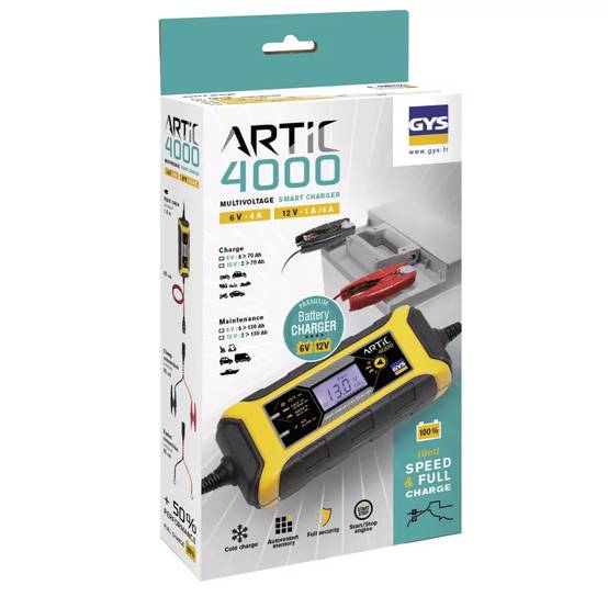 Chargeur batterie 6/12V ARTIC 4000 - 029583 - GYS - Image 3