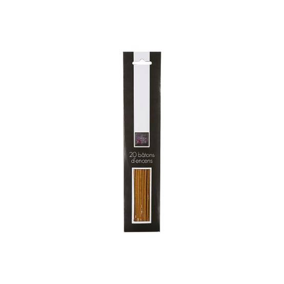 Lot de 20 Bâtons d'Encens 25cm Vanille - Image 1