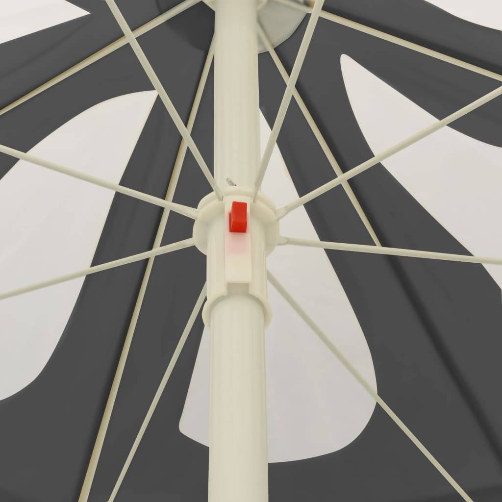 Parasol de plage 240 cm anthracite - Imagen 5