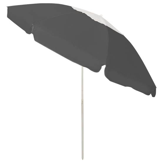 Parasol de plage 240 cm anthracite - Imagen 3