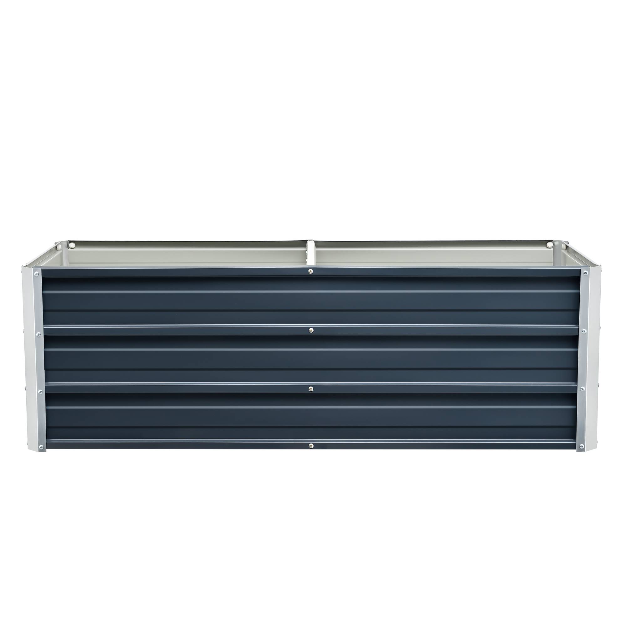Jardinière Nijmegen à barre de séparation 125 x 47 x 40 cm anthracite [en.casa] - Imagen 5