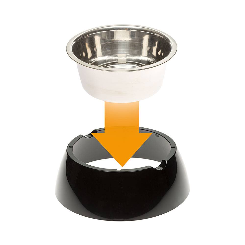 Ferplast - Ferplast Gamelle pour chien Gamelle pour chat Jolie - Gamelles pour chien en acier inoxydable pour l'eau et la nourriture avec support en plastique, - Imagen 5