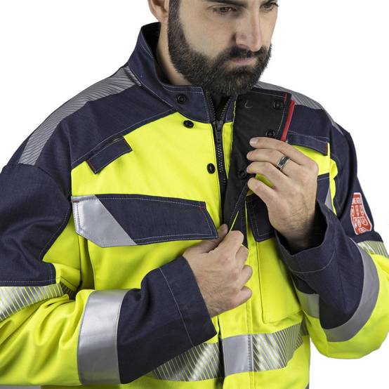 Combinaison ATEX haute visibilité Risk Authentic SILICIUM - LMA - 4150-XL - Image 2