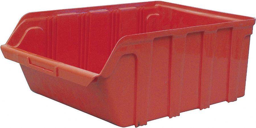 Bac à bec PP emboit. à vide 28L VISO 101X157X70 mm - Rouge - SPACY5R - Imagen 2
