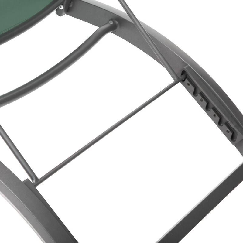 Hesperide - Transat "Milenio" vert olive & graphite 2 roues en aluminium traité époxy Hespéride - Imagen 7
