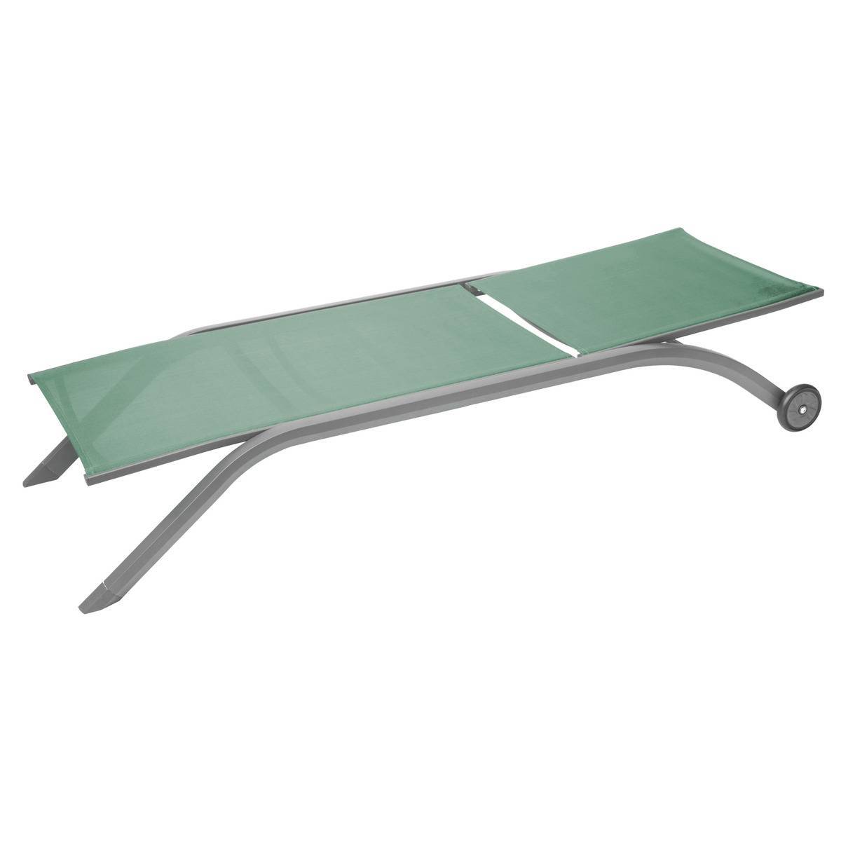 Hesperide - Transat "Milenio" vert olive & graphite 2 roues en aluminium traité époxy Hespéride - Imagen 3