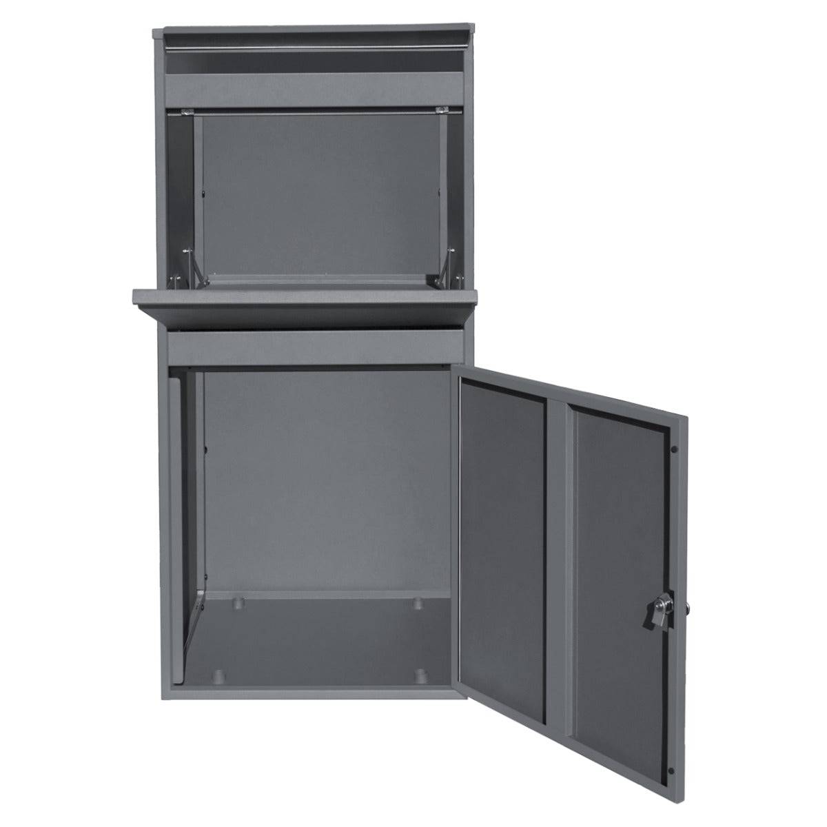 Monstershop - Boîte à Colis XL Anti-vol Grise - Livrée à Plat - Imagen 4