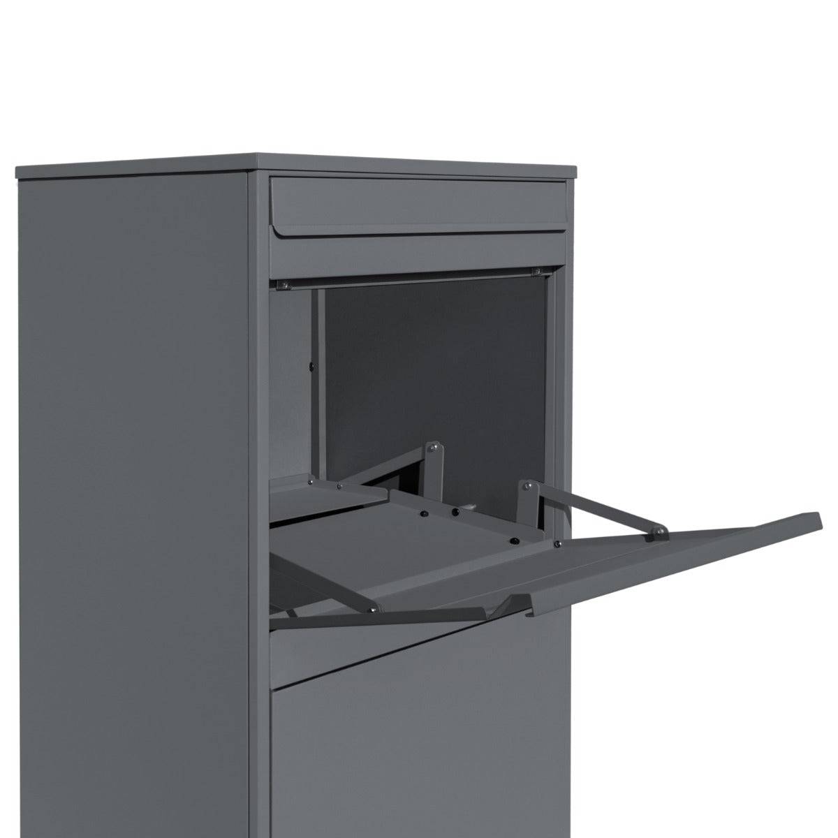 Monstershop - Boîte à Colis XL Anti-vol Grise - Livrée à Plat - Imagen 3