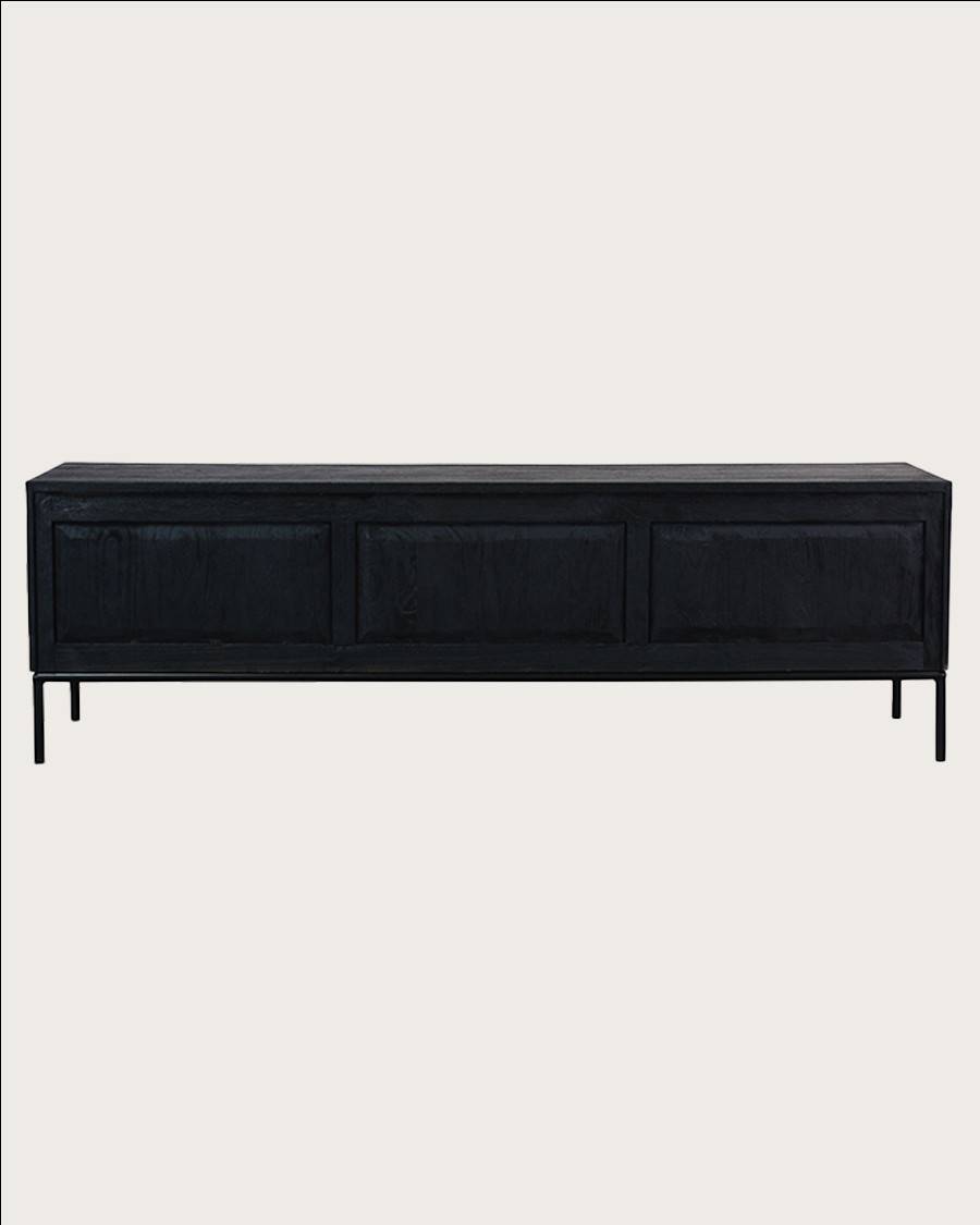 Indra - Meuble  en teck recyclé bicolore 160 cm - UNIQKA - Imagen 6