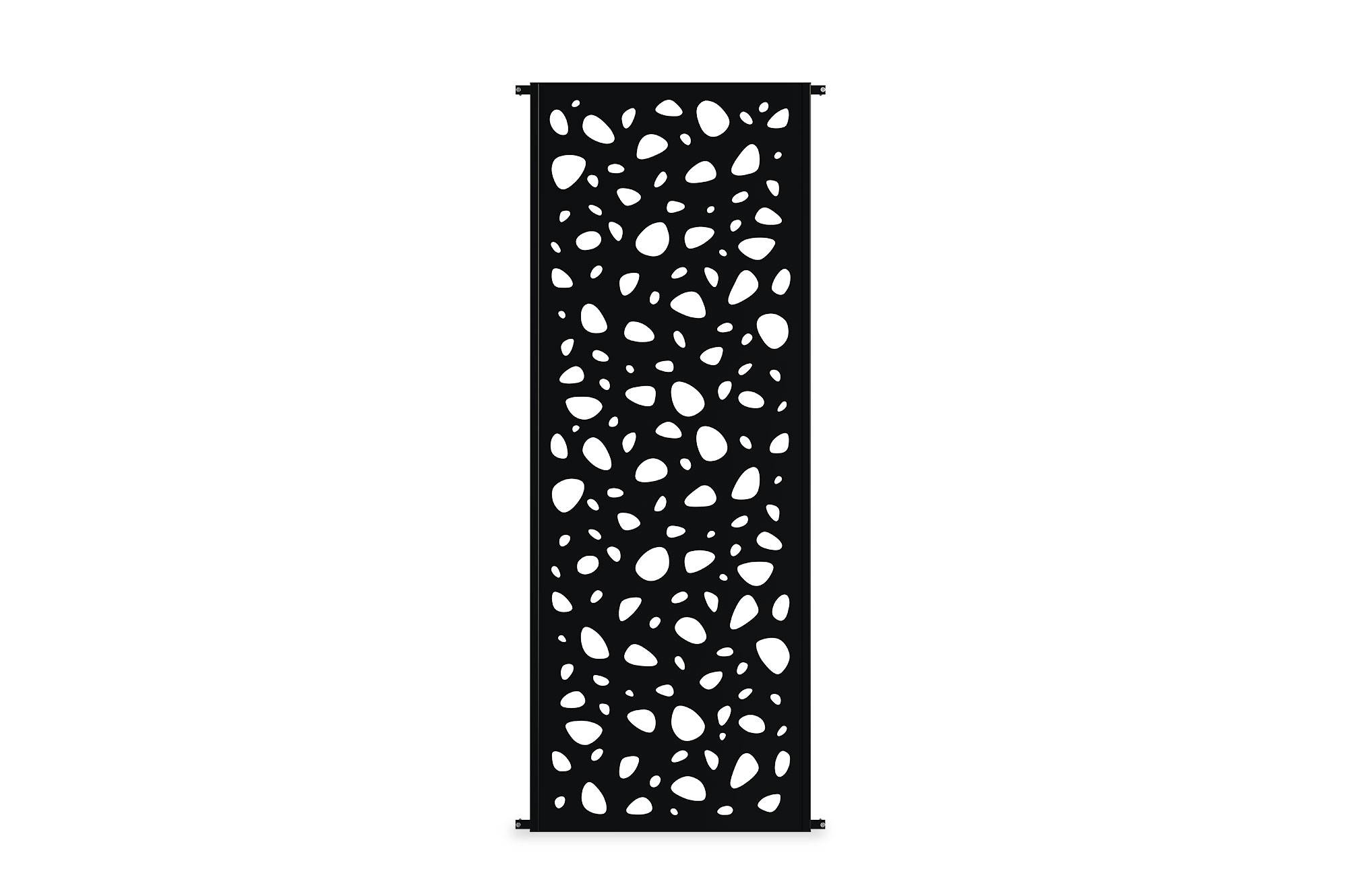 Casanoov Lot de 3 panneaux décoratifs SUNNY Noir H.160  cm motifs intégral - Image 5