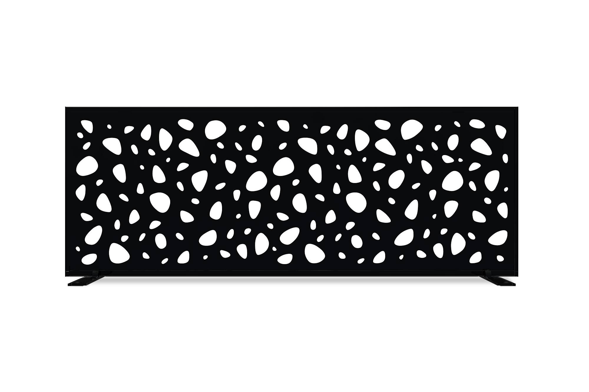 Casanoov Lot de 3 panneaux décoratifs SUNNY Noir H.160  cm motifs intégral - Image 8