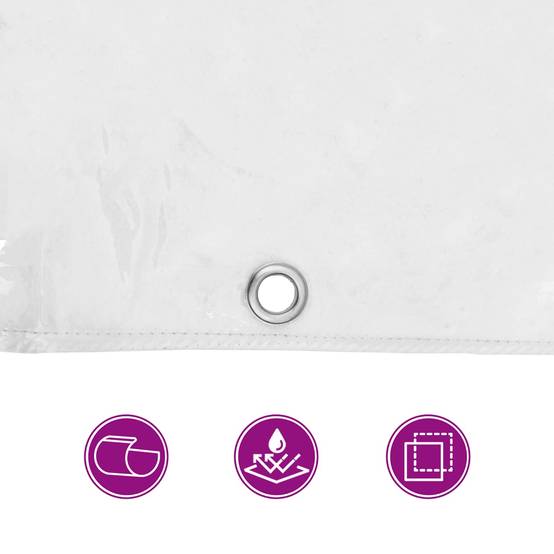 ComfortXL - Bâche protection plantes transparente PVC jardin imperméable 1x12m - ComfortXL Outdoor Living - Image 7