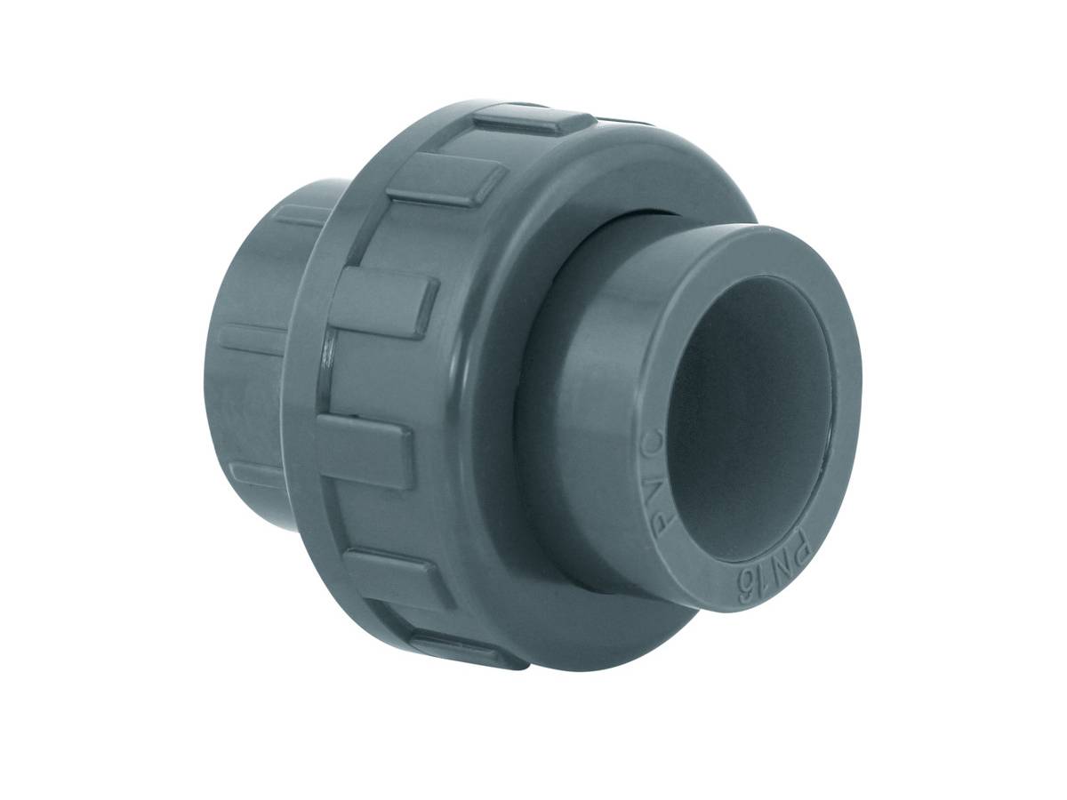 Fitt - Union 3 pièces PVC pression femelle Ø 63 mm - Fitt - Imagen 1