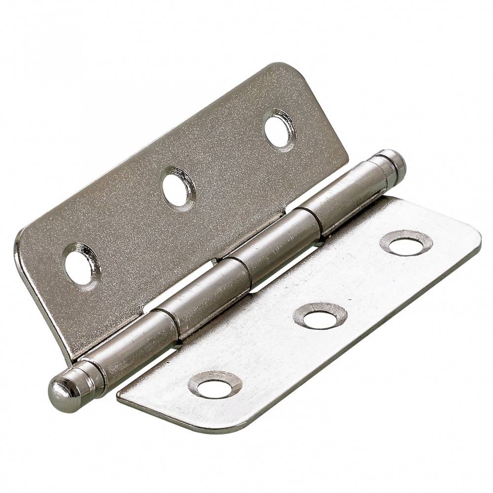 Lot de 2 paumelles acier pour meuble HETTICH, L.60 x l.40 mm - Image 1