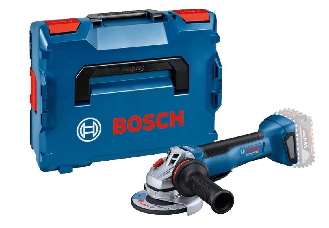Bosch Professional - Meuleuse 125mm 18V GWS 18V-10 P Professional (sans batterie ni chargeur) + coffret L-BOXX - BOSCH - 06019J4102 - Imagen 1