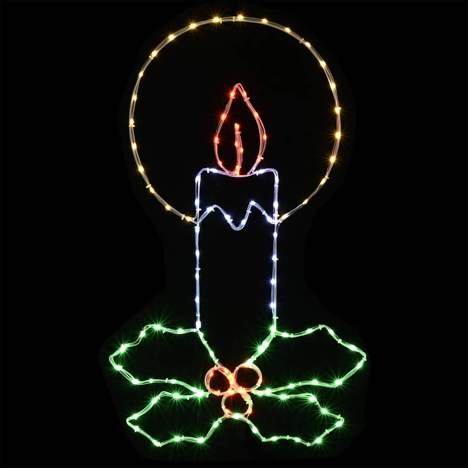 Vidaxl - Bougie de Noël LED en cordon lumineux avec houx LOVIISA 120 LED vidaXL 42053479 - Image 5