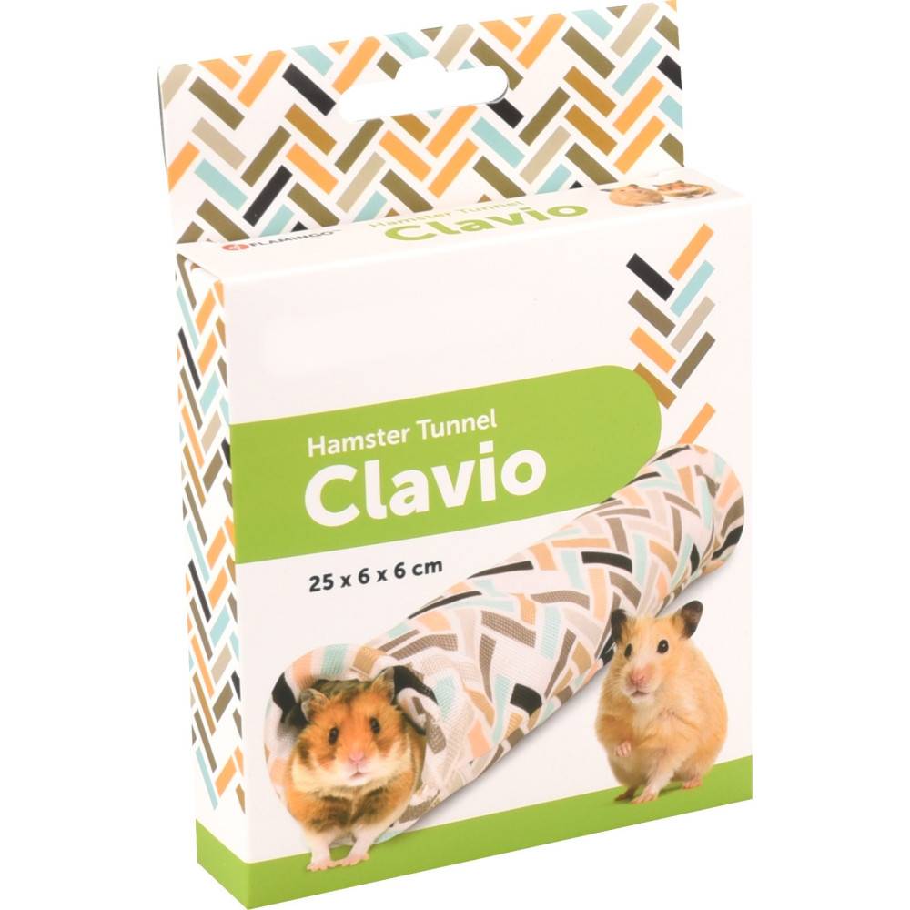 Tunnel pour hamster CLAVIO ø 6 cm x 25 cm pour rongeurs - Imagen 4