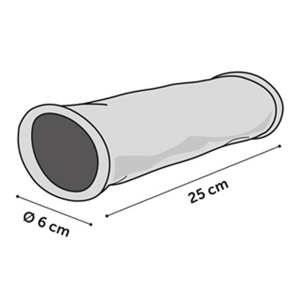 Tunnel pour hamster CLAVIO ø 6 cm x 25 cm pour rongeurs - Imagen 3