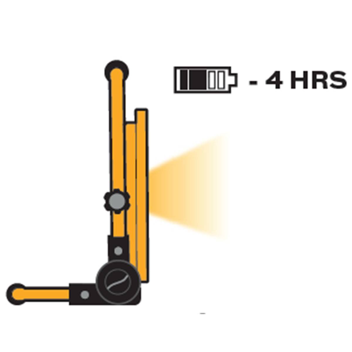 Projecteur LED rechargeable 50W 1800Lm 6000K Extérieur/Intérieur 3 modes Autonomie 4-12h ASLO - Imagen 7