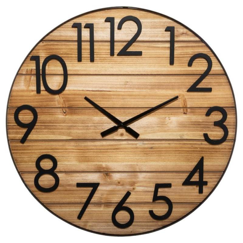 Horloge Abby en métal et bois D70 Atmosphera - Imagen 1