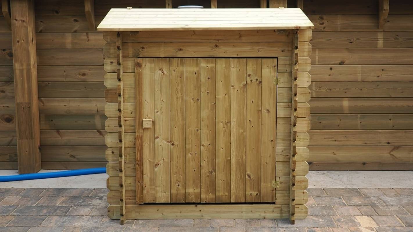 Altanka - Piscine de jardin en bois - 6,53x4,41 x H.1,42 m - avec filtration et coffre de filtration - BAS552OSP+SZA6 - Imagen 6