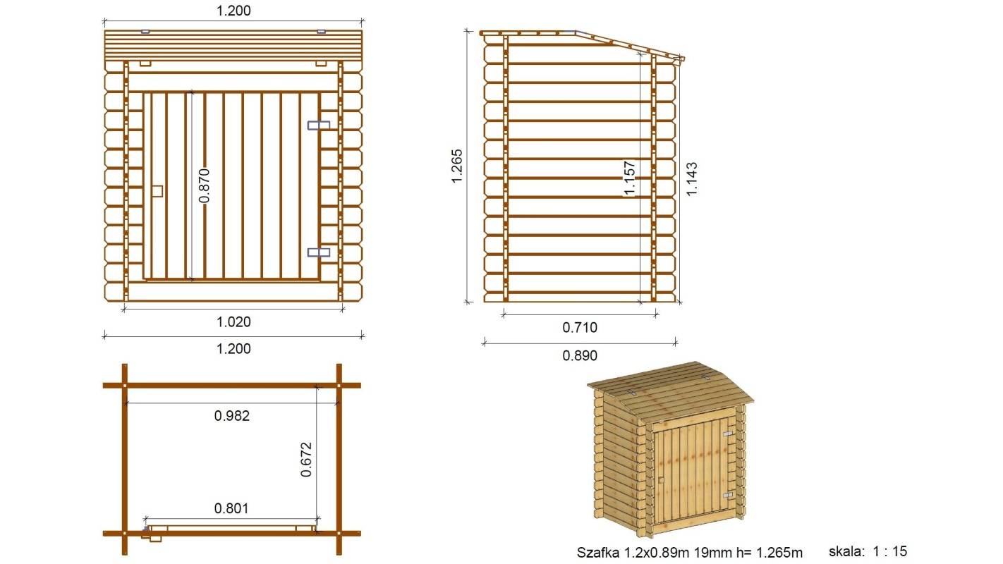 Altanka - Piscine de jardin en bois - 6,53x4,41 x H.1,42 m - avec filtration et coffre de filtration - BAS552OSP+SZA6 - Imagen 7