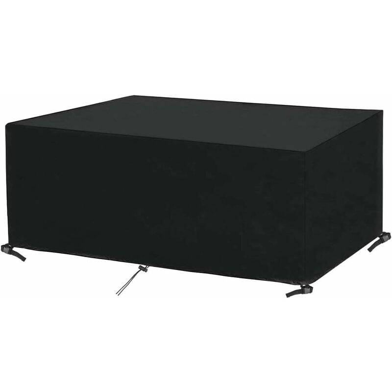 IntiMeg - Housse salon de jardin Jardin Bâche de Protection Étanche Tissu Oxford Housse de Meubles de Jardin Housse de Table Extérieur (200 x 160 x 70cm) - Image 1