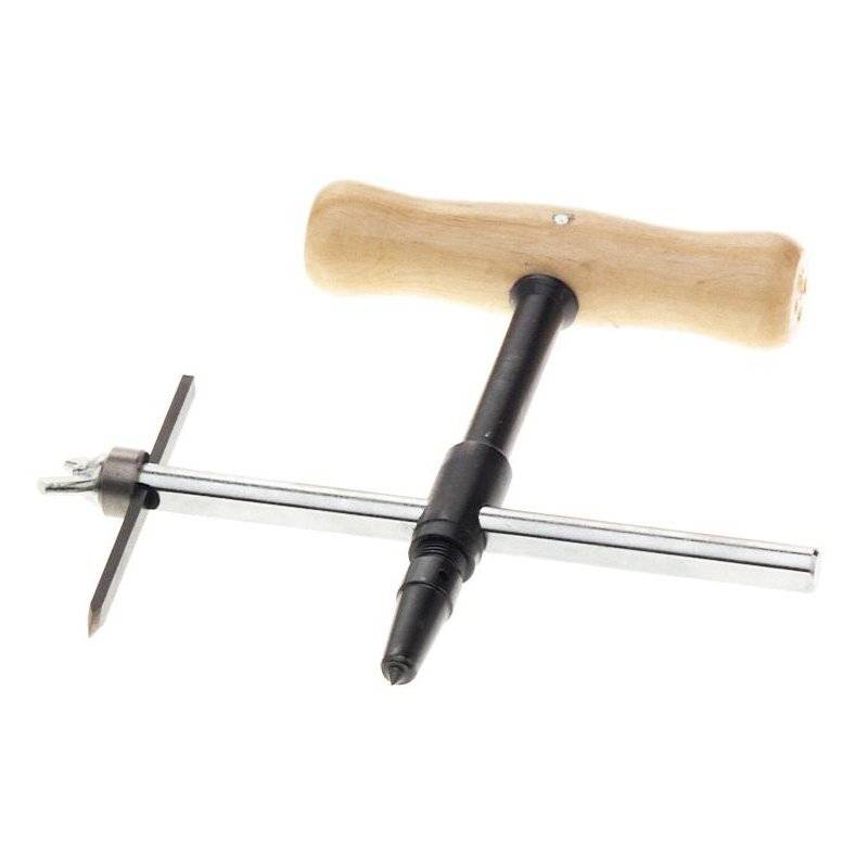 Couteau à rondelle Ø 300 à 1000 mm – Manche en bois robuste pour découpe précise - MOB - Image 1