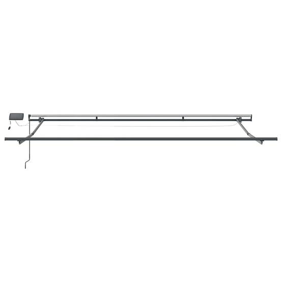 Auvent de Terrasse avec Éclairage LED Tissu Rétractable Manuel pour Jardin Multicolore 400x300 cm – ComfortXL Outdoor Living - Image 9