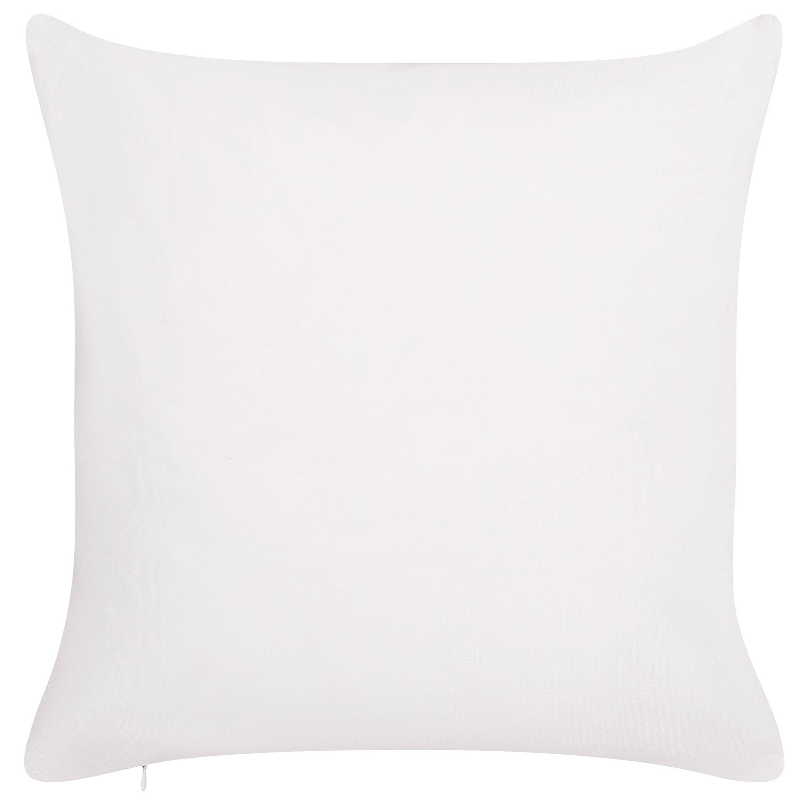 Beliani - 2 Coussins Décoratifs de Jardin Rose et Blanc à Motif Floral 45 x 45 cm Très Confortable pour l'Extérieur ou Intérieur Housses Amovibles - Imagen 4