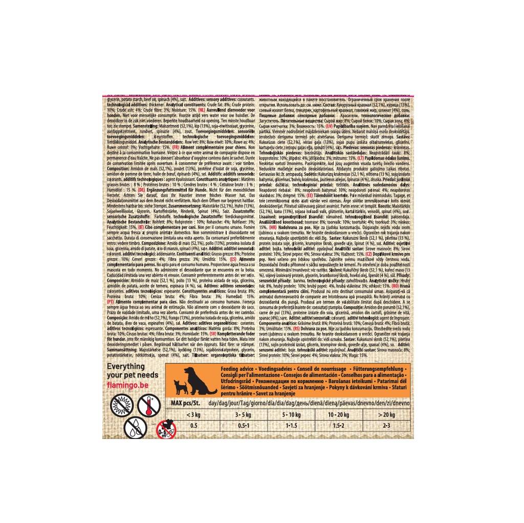 Friandise bâton poulet & épinards pour chien 85g - Image 3