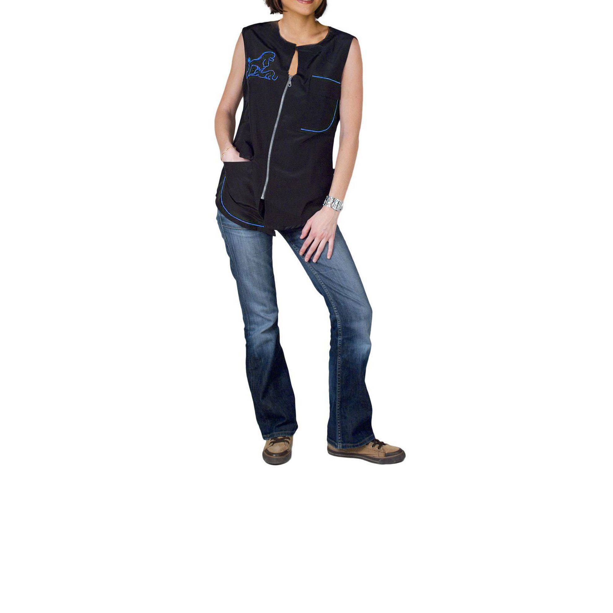 Phoenix Universal - Blouse Carina sans manches Bleue Taille : XL PHOENIX UNIVERSAL