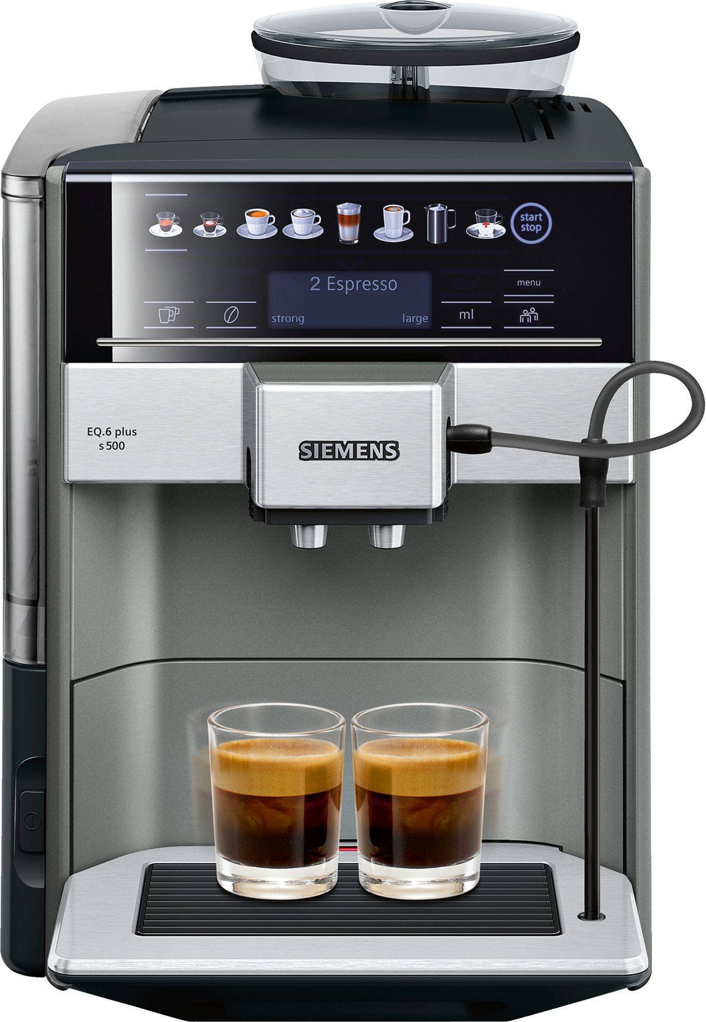 Robot café 19 bars gris/noir TE655203RW Siemens - Image 1