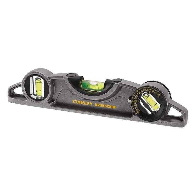 stanley - Niveau Torpedo Magnétique 25cm Précision Magnétique, Robustesse Aluminium - Générique - Imagen 2