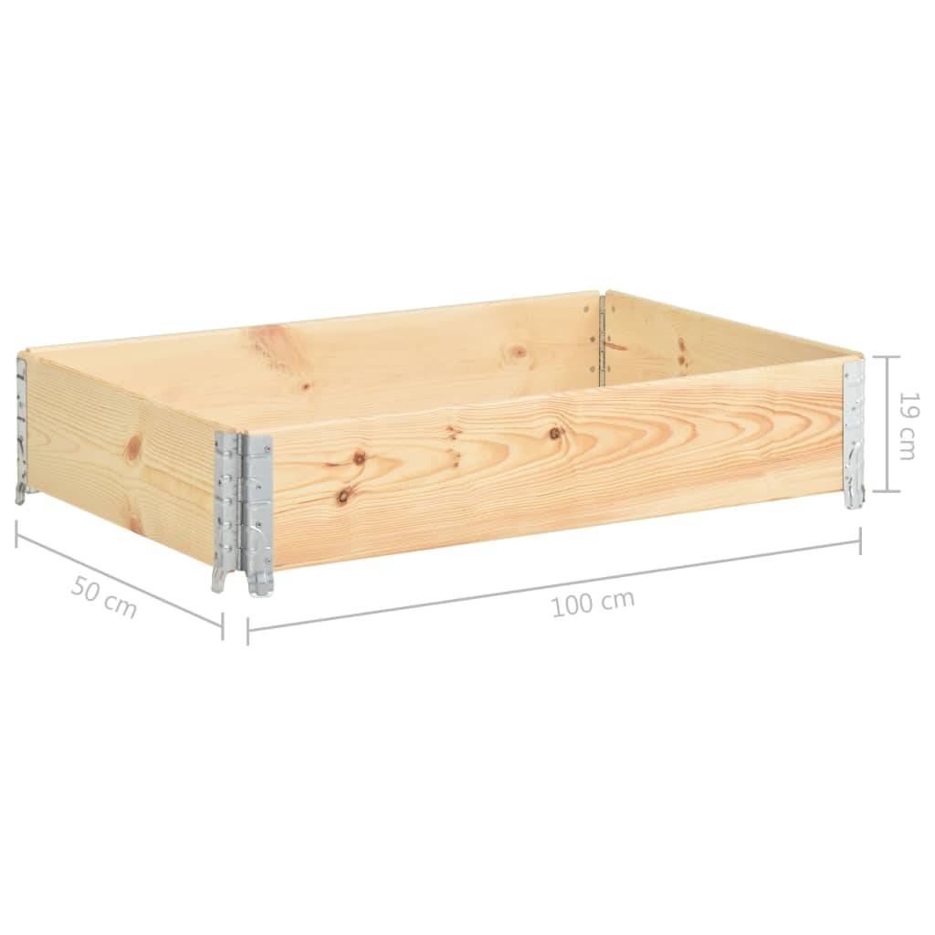 Helloshop26 - Jardinière surélevée 50 x 100 cm bois de pin solide - Imagen 6