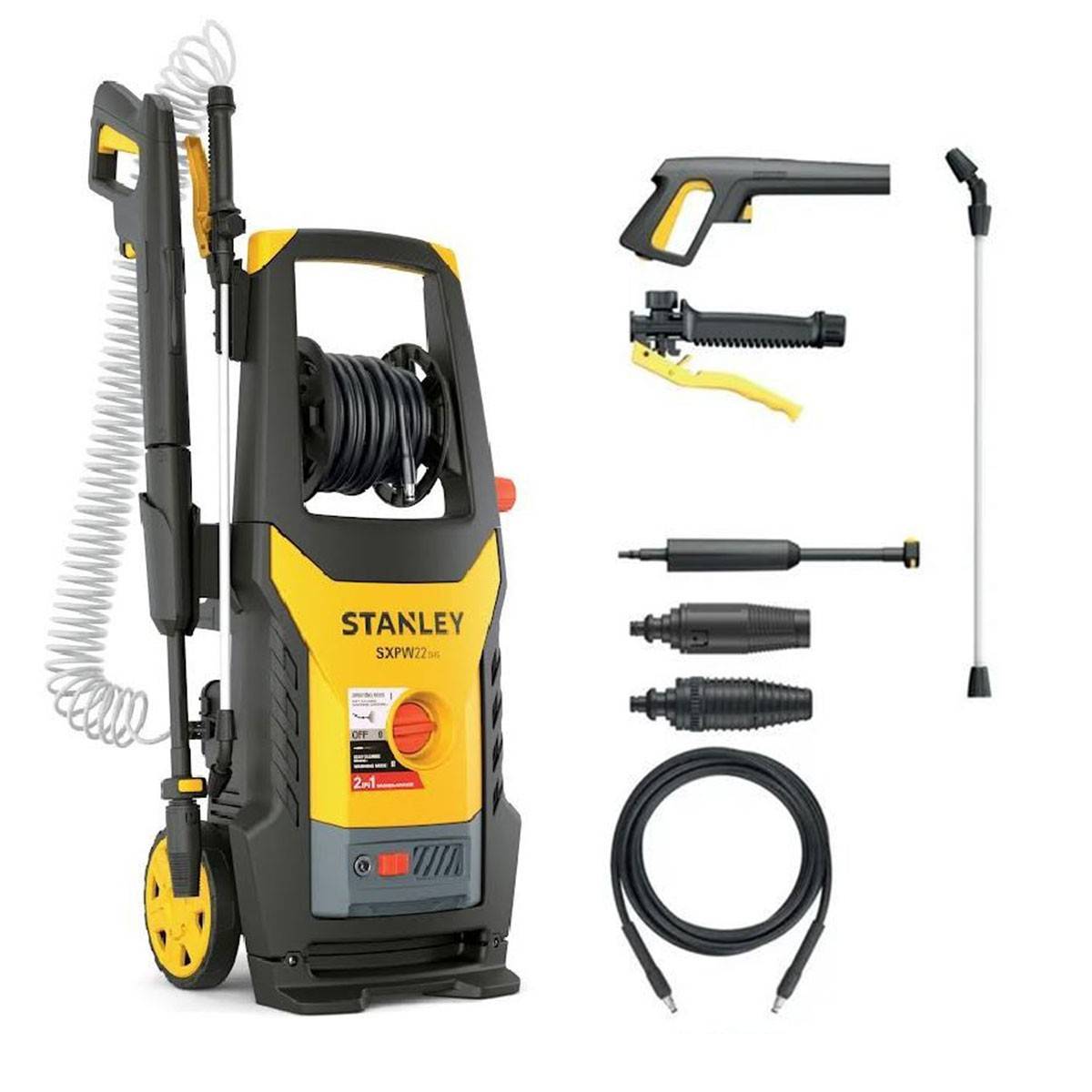 stanley - Nettoyeur haute pression 2200W 160 Bar 460 L/h 2en1 Fonction lavage et Pulvérisateur Stanley - Imagen 1
