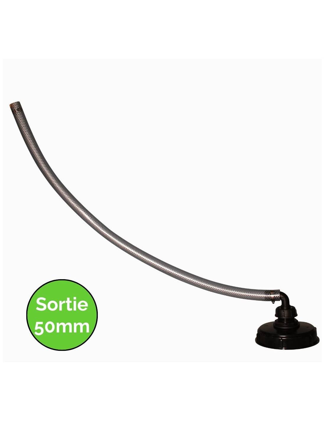 Kit collecteur - Couvercle de cuve 1000L Diamètre 150 mm - Sortie Ø50 mm - 1 m - Image 1