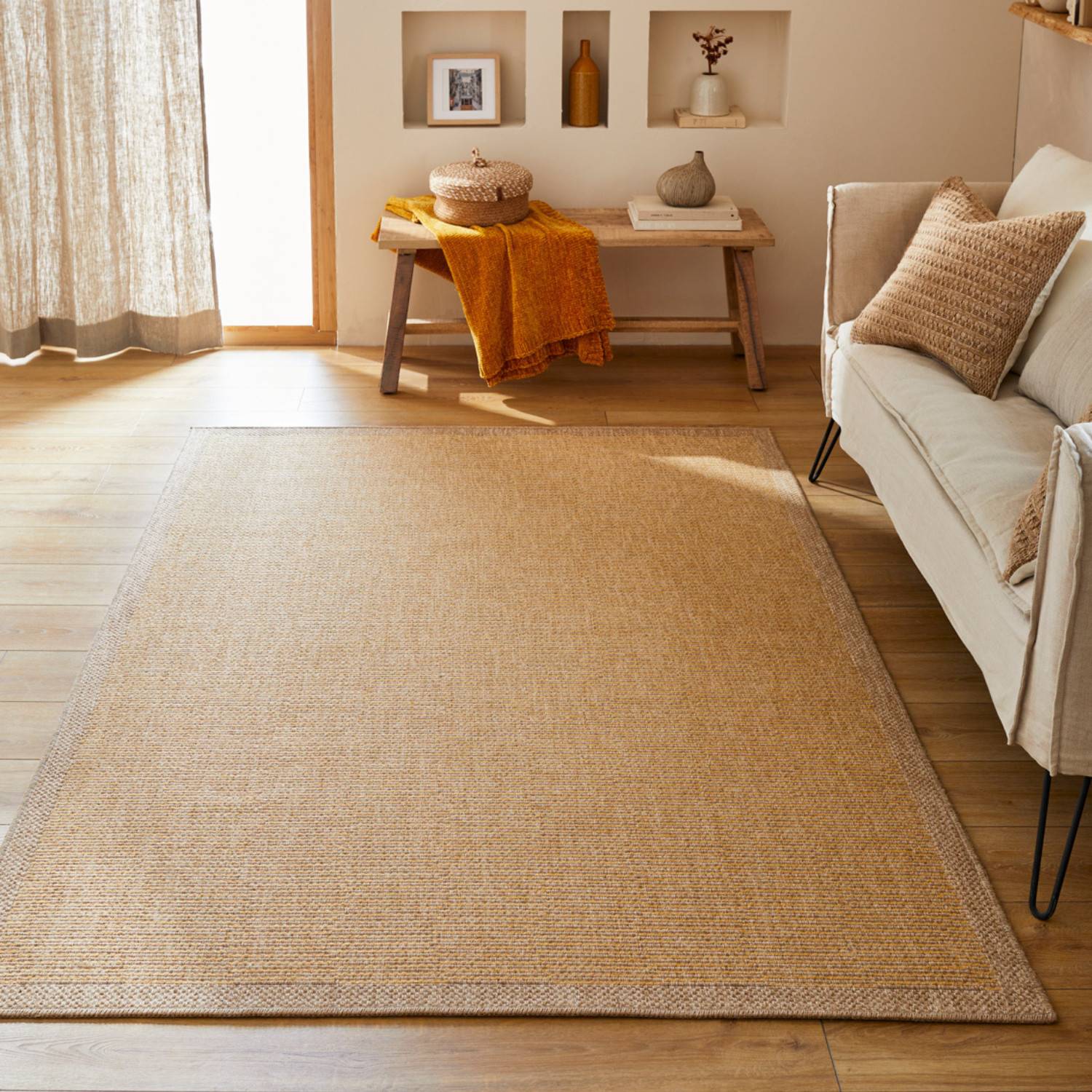 Autre - Tapis intérieur et extérieur naturel 120x170cm - Imagen 2