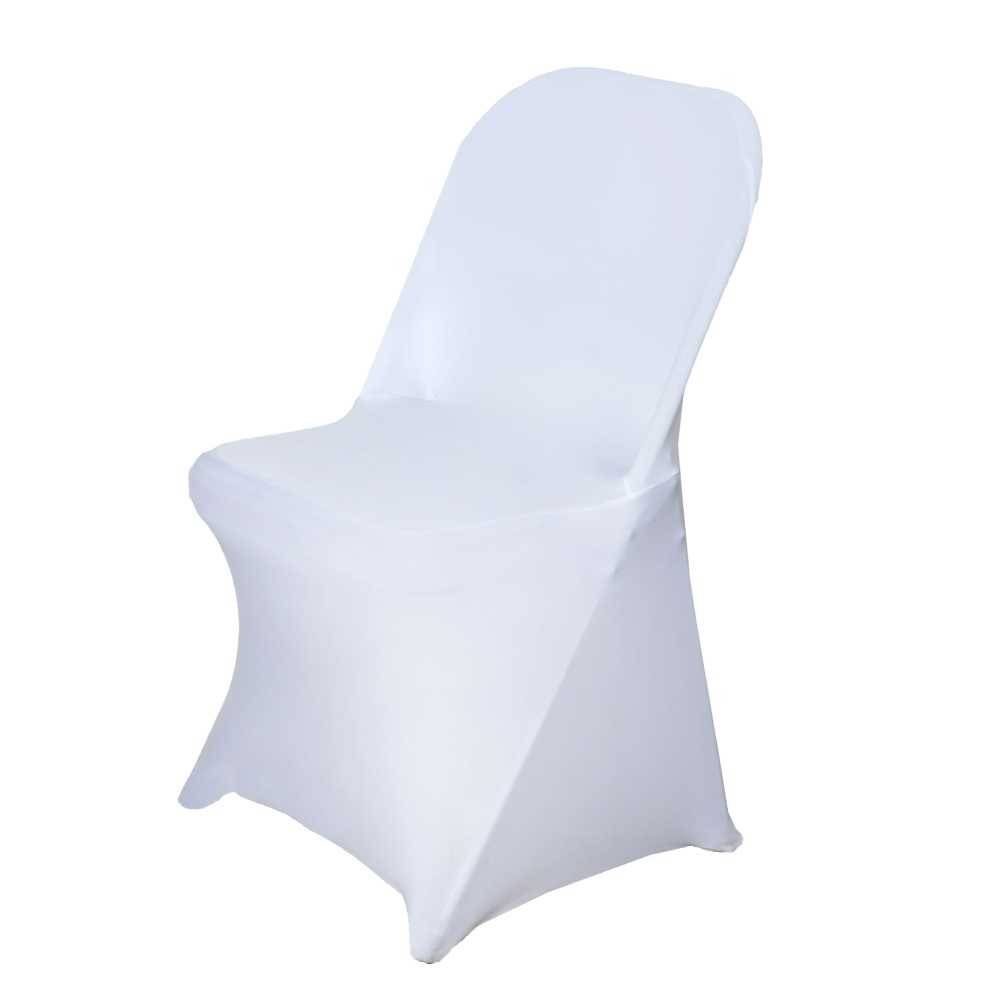 Terre Jardin - Housse de chaise en élasthanne extensible Unité Ivoire