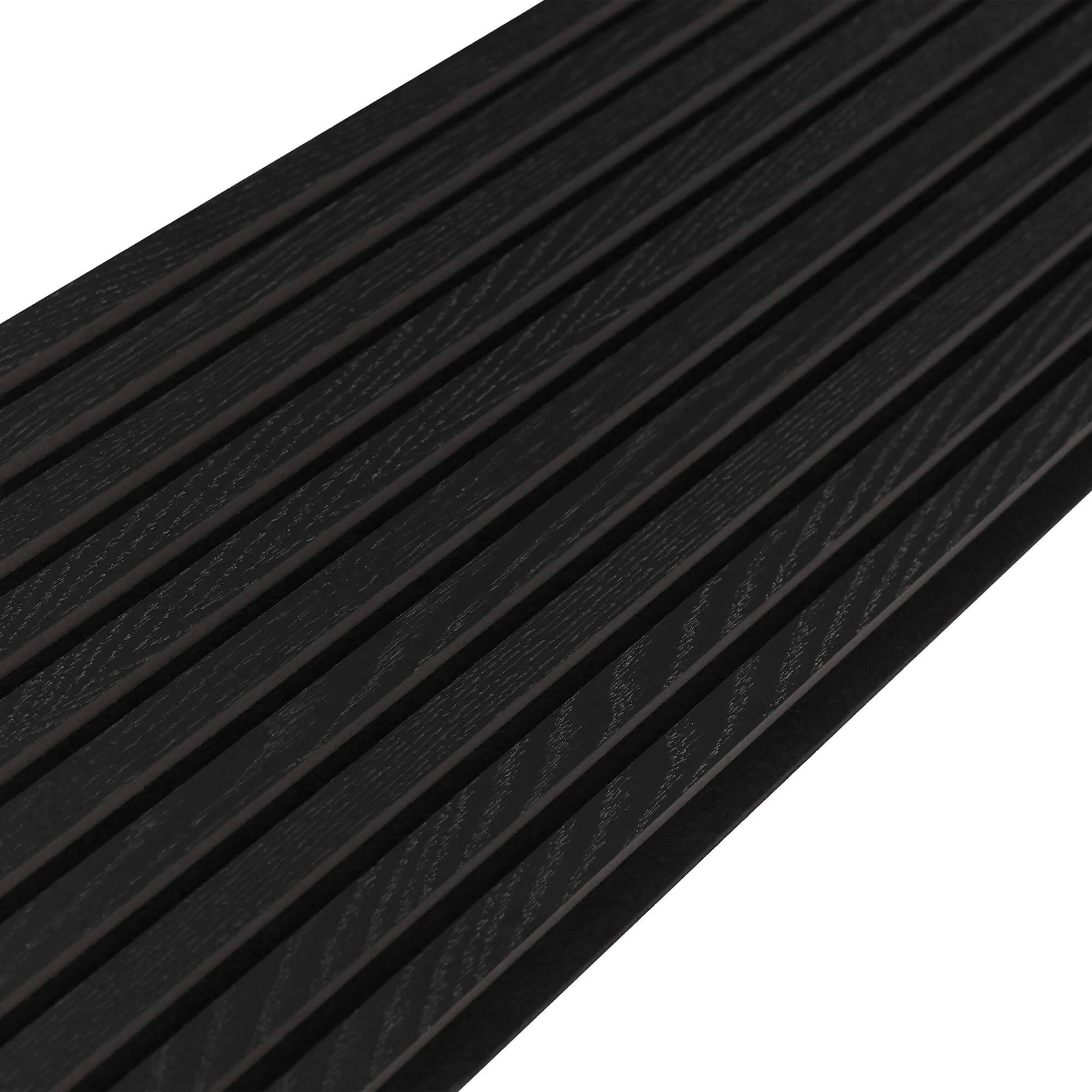 Home Deluxe - HOME DELUXE  Panneau acoustique SONIC Deep Black - 240 x 40 cm I Panneau acoustique Panneaux acoustiques Panneaux acoustiques Revêtement mural Panneau - Image 5