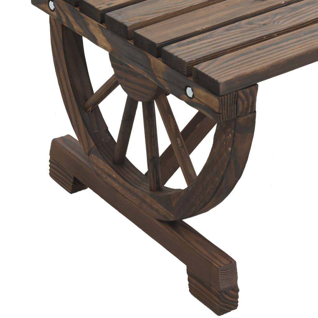 Banc de jardin | Banquette De Jardin | Banc Extérieur 2 places bois de sapin massif Maison Chic - Image 7