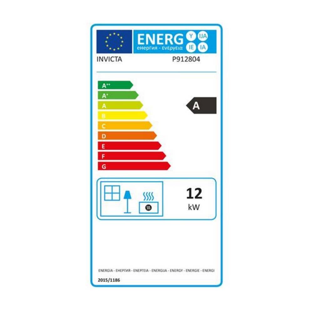 Invicta - Poêle à bois fonte 12kw anthracite 9128-04 Invicta - Imagen 2