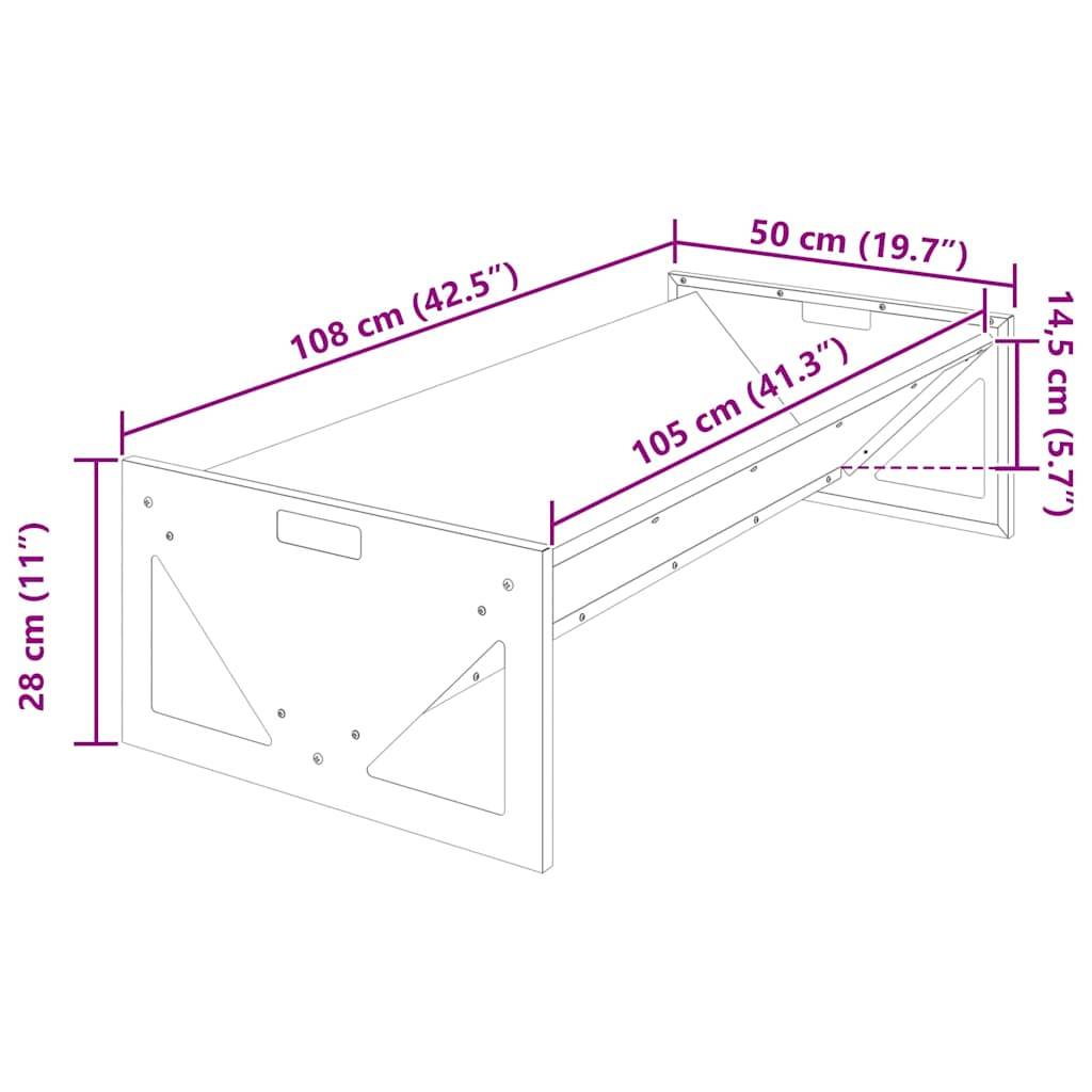 Mangeoire Auge Galvanisée 10kg Résistante Intempéries Argent - ComfortXL Outdoor Living - Image 8
