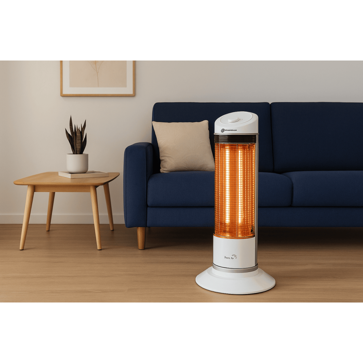 Chauffage d'appoint électrique 1200W Chaleur immédiate Oscillant Surface 25 m² PLEIN AIR - Imagen 3