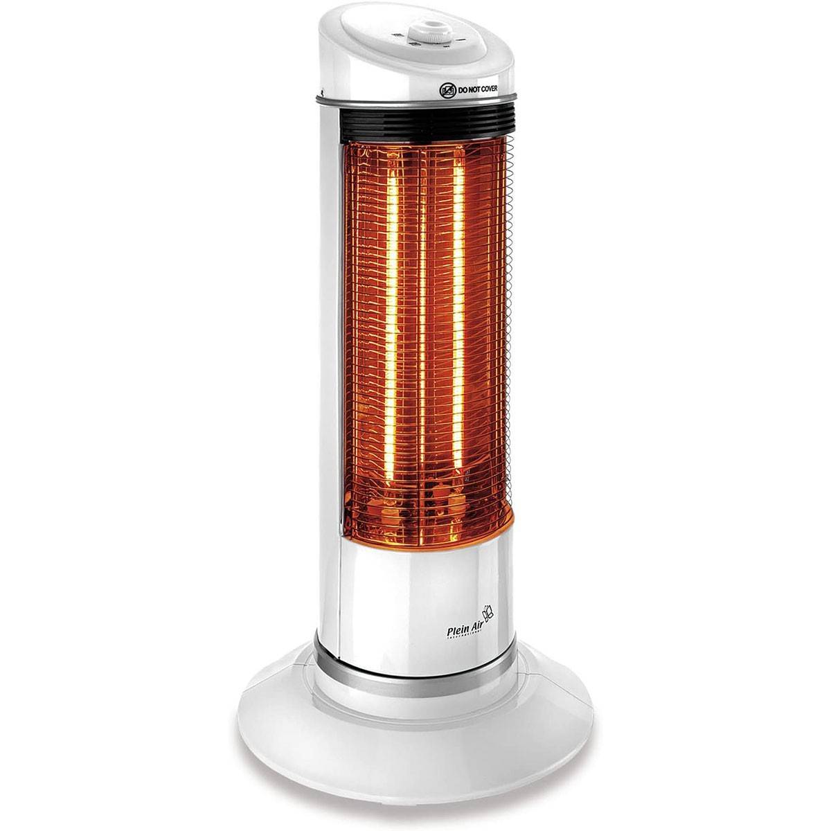 Chauffage d'appoint électrique 1200W Chaleur immédiate Oscillant Surface 25 m² PLEIN AIR - Imagen 1