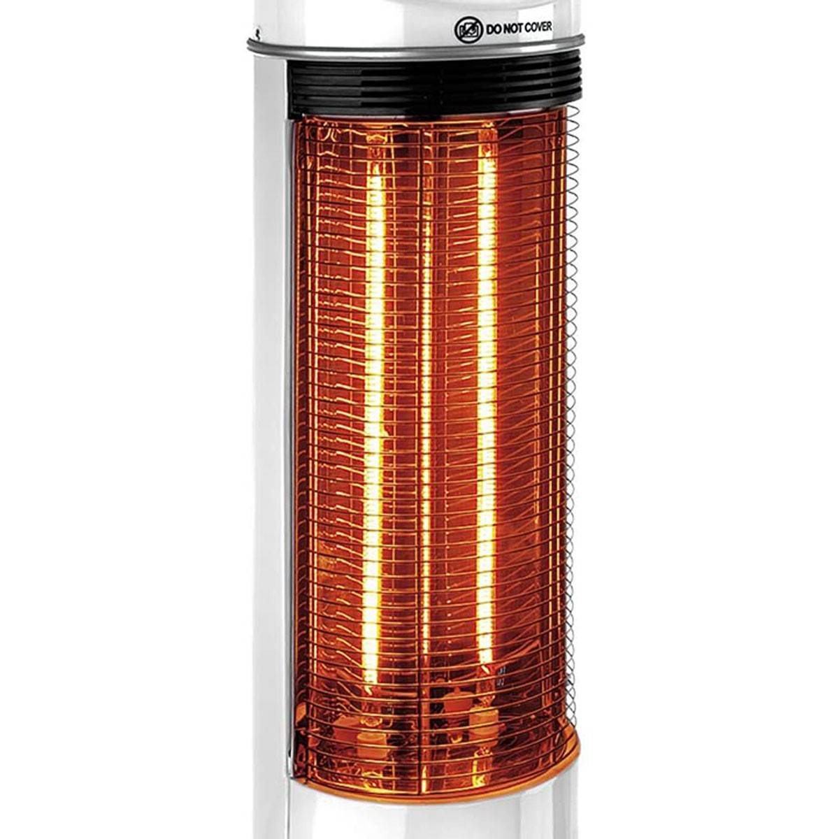 Chauffage d'appoint électrique 1200W Chaleur immédiate Oscillant Surface 25 m² PLEIN AIR - Imagen 6